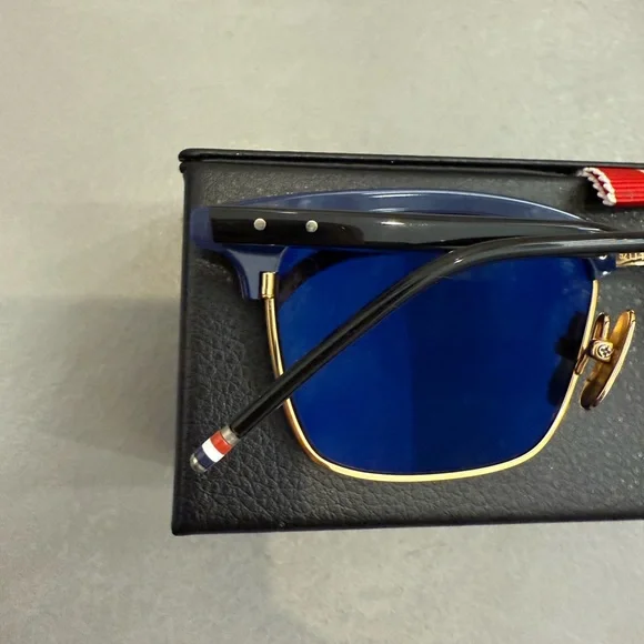 THOM BROWNE ACETATE AND TITANIUM SUNGLASSES - Picture 4 of 6